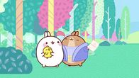 Molang – Als Assistenten des berühmten Leonardo da Vinci müssen Molang und Piu Piu eine ungehorsame Taube einfangen.