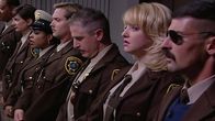 Reno 911! – L-R: Deputy S. Jones (Cedric Yarbrough), Deputy Trudy Wiegel (Kerri Kenney), Deputy Raineesha Williams (Niecy Nash), Lieutenant Jim Dangle (Thomas Lennon), Deputy James Garcia (Carlos Alazraqui), Deputy Clementine Johnson (Wendi McLendon-Covey), Deputy Travis Junior (Robert Ben Garant)
