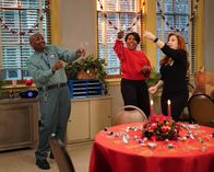 Abbott Elementary – v.li.: Mr. Johnson (William Stanford Davis), Barbara Howard (Sheryl Lee Ralph), Melissa Schemmenti (Lisa Ann Walter)