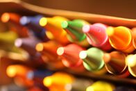 How Sex changed the World – LOS ANGELES, CALIF.- Rows of crayons. (Photo Credit: National Geographic Channels/ Nick Perlmuter)