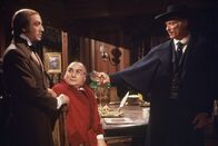 Sabata – L-R: Stengel (Franco Ressel), Judge O'Hara (Gianni Rizzo), Sabata (Lee Van Cleef)