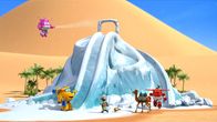 Super Wings – Donnie und Dizzy sorgen für Eis. Jett und Ali rodeln.