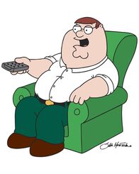Family Guy – Peters Lieblingsbeschäftigung: Auf seinem Sessel fernsehen!