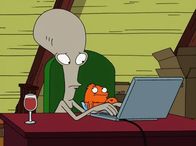American Dad! – L-R: Roger, Klaus