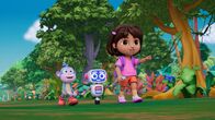 Dora – v.li.: Boots, Bip Bip, Dora