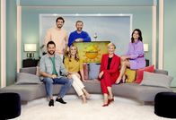SAT.1-Frühstücksfernsehen – (v.l.n.r.) Matthias Killing; Christian Wackert; Alina Merkau; Daniel Boschmann; Karen Heinrichs; Marlene Lufen