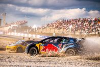 World Rallycross Championship – Timmy Hansen vom Hansen World RX Team in Aktion bei der FIA World RX in Montalegre, Portugal am 17. September 2022