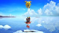 Super Wings – Donnie und Jett haben Angelo und seinen Großvater aus der Mine geholt und setzen sie auf dem Salzsee ab.