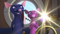 Die Muskeltiere – Die diebischen Ratten sind von ihrer Beute begeistert.