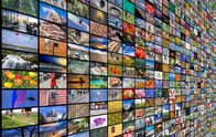 Night Videos – Big multimedia video and image wall of the TV screen