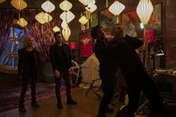 The 100 – (v.l.n.r.) Clarke Griffin / Josephine Lightbourne (Eliza Taylor); John Murphy (Richard Harmon); Bellamy Blake (Bob Morley); Russell Lightbourne VII (JR Bourne)