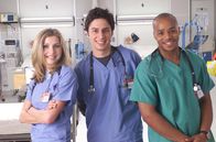 Scrubs - Die Anfänger – Sarah Chalke, Zach Braff, Donald Faison