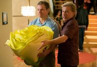 Downsizing – L-R: Paul Safranek (Matt Damon), Dusan Mirkovic (Christoph Waltz).