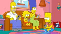 Die Simpsons – (v.l.n.r.) Homer; Lisa; Marge; Bart