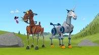 Ritter Rost – Feuerstuhl hat sich in ein fremdes Einhorn verliebt.