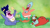 Die Patrick Star Show – v.li.: Bunny, Patrick, Cecil