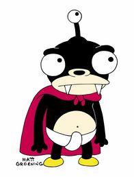 Futurama – Nibbler ist Leelas außerirdisches Haustier.