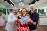Das große Backen – (v.l.n.r.) Christian Hümbs; Enie van de Meiklokjes; Bettina Schliephake-Burchardt