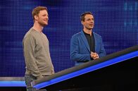 Gefragt - Gejagt – Moderator Alexander Bommes (r.) mit dem Kandidaten Florian Reikowski (l.).