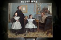 1874: Geburtsstunde des Impressionismus – Nachstellung von Edgar Degas' Werk „Familie Bellelli“ (1869)
