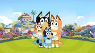 Bluey – L-R: Bingo, Bandit, Bluey, Chilly