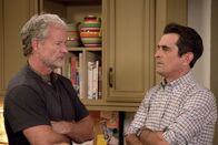 Modern Family – L-R: Christopher Lloyd, Ty Burrell