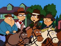 American Dad! – L-R: Barry, Steve, Snot, Toshi