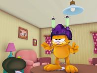 The Garfield Show – Garfield hat ein Waffeleisen bestellt, geliefert bekommt er aber einen Helm, mit dem man die Gedanken anderer Wesen hören kann.