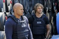 Navy CIS: L.A. – L-R: Special Agent Sam Hanna (LL COOL J) and LAPD Liaison Marty Deeks (Eric Christian Olsen).