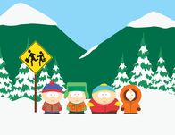 South Park – L-R: Stan Marsh, Kyle Broflovski, Eric Cartman and Kenny McCormick.