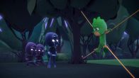 PJ Masks - Pyjamahelden – Third from left: Night Njinja, first from right: Gekko