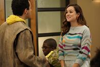 The Goldbergs – L-R: Barry Goldberg (Troy Gentile) and Erica Goldberg (Hayley Orrantia)