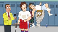 American Dad! – Rob McClanahan (2.v.l.), Roger als Chex LeMeneux (r.)