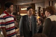 Fresh off the Boat – (v.l.n.r.) Eddie Huang (Hudson Yang); Louis Huang (Randall Park); Trent (Trevor Larcom)