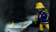 Feuerwehrmann Sam – Feuerwehrmann Sam bei einem Trainingseinsatz.