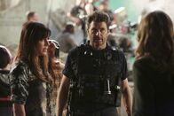 Castle – L-R: Naomi Duvray (Krista Allen), Brock Harmon (Ted McGinley)