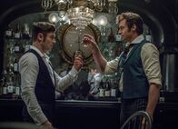The Greatest Showman – Phillip Carlyle (Zac Efron, l.); P.T. Barnum (Hugh Jackman, r.)