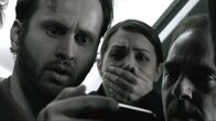 Missing – L-R: Aden (Ian Sinclair), Belinda (Leslie Hippensteel), Michael (Joe Nemmers)