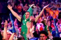 Darts: Weltmeisterschaft – Fans show their support during Day five of the 2018 William Hill World Darts Championship at Alexandra Palace on December 17, 2018 in London, United Kingdom.