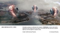 Battleship – Shredder stürzen sich in Battleship auf ein Schiff, ein Action-Abenteuer in epischem Maßstab, das sich über die Meere, den Himmel und über Land erstreckt, während unser Planet gegen eine überlegene Streitmacht ums Überleben kämpft