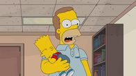 Die Simpsons – Homer (r.) erinnert sich daran, dass das Leben ohne Kinder so viel einfacher war und sich sein ganzes Leben geändert hat, als Bart (l.) auf die Welt kam ...