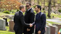 The Blacklist – L-R: Donald Ressler (Diego Klattenhoff), Harold Cooper (Harry Lennix) und Aram Mojtabai (Amir Arison)
