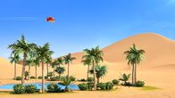Super Wings – Jett beim Flug über die Sahara