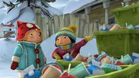 Snowsnaps' Winterspiele – Die Recycling-Kisten müssen an den Straßenrand gestellt werden.