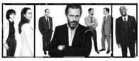Dr. House – (8. Staffel, v.li.) Charlyne Yi als Dr. Chi Park, Odette Annable als Dr. Jessica Adams, Peter Jacobson als Dr. Chris Taub, Hugh Laurie als Dr. Gregory House, Jesse Spencer als Dr. Robert Chase, Robert Sean Leonard als Dr. James Wilson, Omar Epps als Dr. Eric Foreman