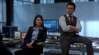 Bull – Pictured L-R: Taylor Rentzel (MacKenzie Meehan), and Benny Colón (Freddy Rodríguez)
