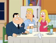 American Dad! – (v.l.n.r.) Stan Smith; Terry Bates; Francine Smith