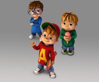 ALVINNN!!! und die Chipmunks – L-R: Simon, Alvin, Theodore