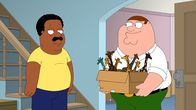 Family Guy – Nachdem Clevelands (l.) Show abgesetzt wird, kommt er wieder zurück zu Peter (r.) und den anderen Freunden ...