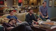 Modern Family – L-R: Dylan Marshall (Reid Ewing), Luke Dunphy (Nolan Gould), Bill (Jimmy Tatro), Phil Dunphy (Ty Burrell)